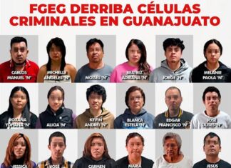 Capturan a 18 presuntos extorsionadores y ladrones de vehículos en León, Salvatierra y Guanajuato capital