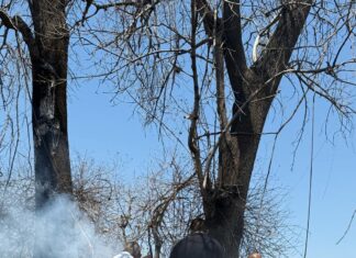 Controlan incendio de pastizal en la carretera antigua a Acámbaro.
