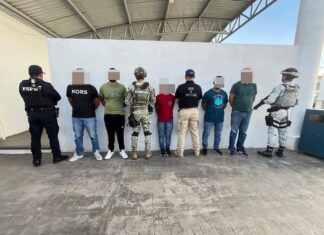 Detienen a cinco sujetos integrantes de una célula Criminal en Irapuato.