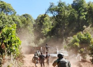 Ejército abate a tres presuntos delincuentes en Michoacán.