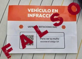 La Dirección General de Tránsito y Policía Vial informa sobre notificaciones falsas de infracción por medio de códigos QR