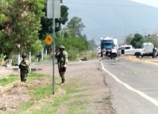 Actualización de enfrentamiento entre civiles armados y autoridades policiacas en Juventino Rosas.