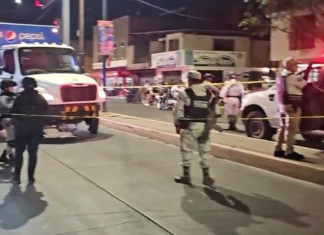 Ciclista murió arrollado por un camión de la Pepsi en la colonia Infonavit 1 en Salamanca.