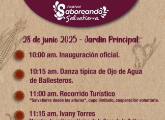 Presentan cartel del festival gastronómico “Saboreando Salvatierra”.