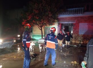 Afectaciones por inundación en San Pedro de Ibarra, en el municipio de Ocampo, Gto.