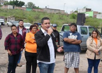 ANUNCIA PRESIDENTE MUNICIPAL OBRA DE DRENAJE EN COLONIA MANUEL SERRANO VALLEJO
