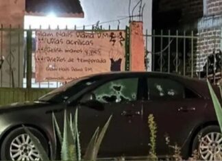 Escolta personal del Presidente Municipal de Salvatierra, José Daniel Samano, fue atacado a balazos la noche de este viernes.