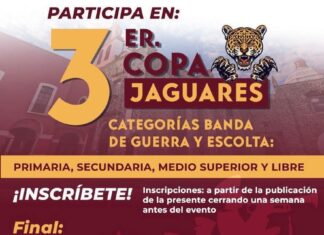 Salvatierra será sede de la Copa Jaguares de Bandas de Guerra y Escoltas