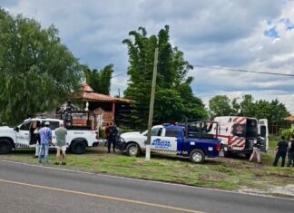 Ataque armado en la comunidad de Callejones en Salamancaca, dejo un saldo de un muerto y dos lesionados, la tarde de este lunes.