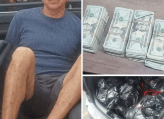 Detienen en Uruapan a sujeto con 97 kilos de metanfetam|na y 41 mil dolares.