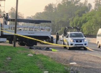 Encuentran los cuerpos sin vida en bolsas de plástico de dos personas, un hombre y una mujer, en la carretera Celaya – Salamanca.