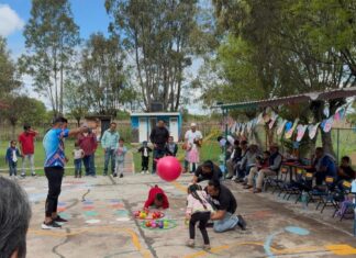 Celebran Día del Padre con actividad deportiva en preescolar de San Pablo Pejo.