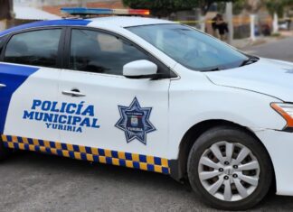 Continúan los ataques encontra de elementos de seguridad en Yuriria, dos Policias fueron agredidos a balazos en su día de descanso.