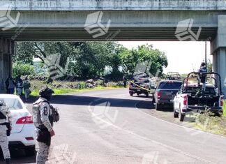 Encuentran restos humanos en bolsas de plástico en la comunidad de La Magdalena, en Valle de Santiago.
