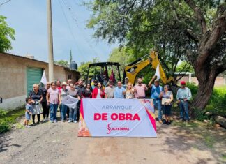 Arrancan obra de pavimentación en Betania con inversión 100% municipal, en Salvatierra.