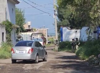 Persecucion y enfrentamiento entre civiles armados y elementos de la Guardia Naciona, dejo un saldo de tres sujetos lesionados y cuatro detenidos.