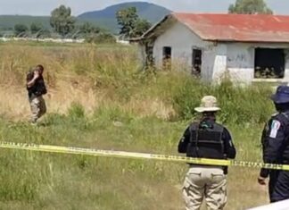 Esta tarde fueron localizados los cuerpos sin vida de dos personas; uno de ellos complétamente calcinado, en una finca abandonada en la carretera Abasolo – Irapuato.