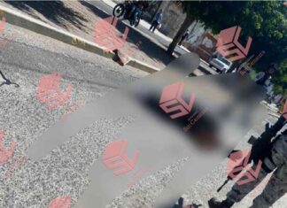 Este medio dia un hombre fue ejecutado en la colonia La Loma, en Valle de Santiago.