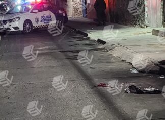 Un hombre fue atacado a balazos en plena zona centro de Yuriria, la tarde – noche de este sabado.