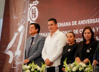 Alcalde Israel Mosqueda reafirma su compromiso con la educación durante el aniversario del CETIS No. 149.