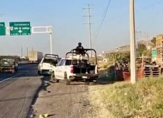 En las primeras horas de esta mañana, fue localizado el cuerpo decapitado de una mujer, en el libramiento Celaya – Valle de Santiago, en Salamanca.