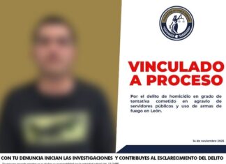 FISCALÍA DE GUANAJUATO OBTIENE VINCULACIÓN A PROCESO POR HOMICIDIO EN GRADO DE TENTATIVA CONTRA 13 SERVIDORES PÚBLICOS EN LEÓN