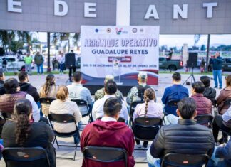 El Alcalde Israel Mosqueda, dio el banderazo de arranque al Operativo Guadalupe–Reyes, en Valle de Santiago.