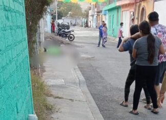 Un hombre fue ejecutado en la colonia La Loma eñ Valle de Santiago; la tarde de este jueves.