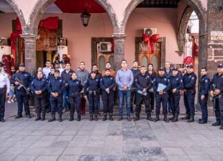 Reconoce el Lic Israel Mosqueda, labor de elementos, durante conmemoración del “Día del Policía”