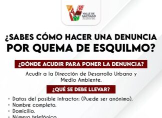 Sabes cómo denunciar la quema de esquilmo?