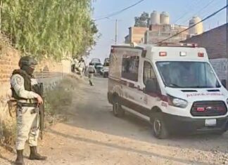 Un hombre fue ejecutado en la calle Juventino Rosas, de la comunidad de Cerro Gordo, en Salamanca.